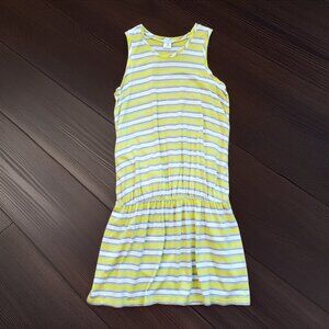 Little Marc Jacobs Yellow Striped Dress Size 12